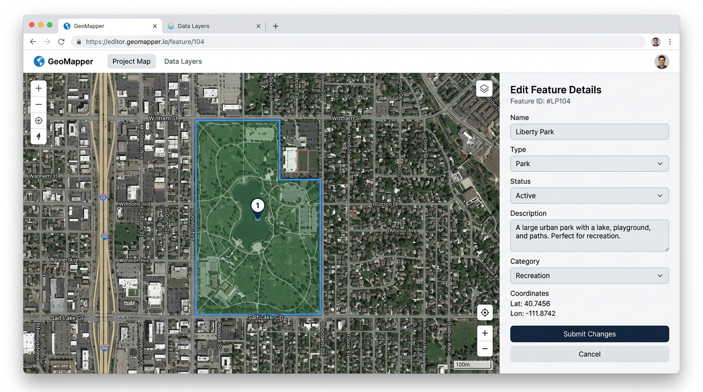 Ledger Editor – web editing interface